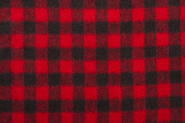 Red wool fabric texture stock photo