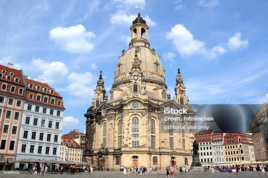 Dresden Frauenkirche - Lizenzfrei Dresdner Frauenkirche Stock-Foto