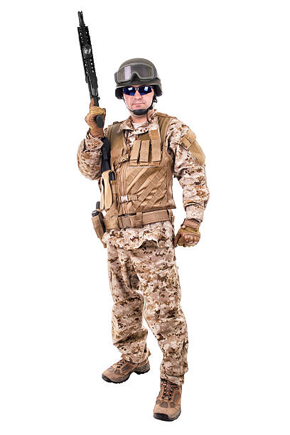 istock Soldier in uniform, ready to fight 531655427