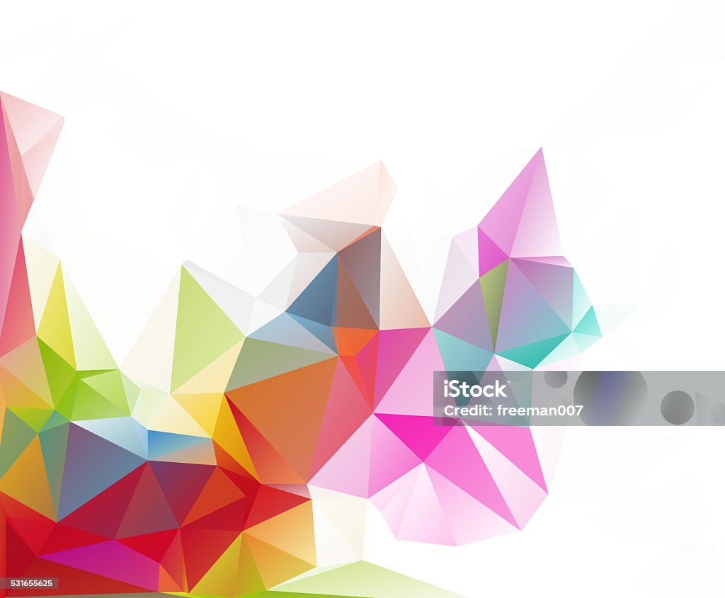 polygonal mosaico fondo, Vector illustration, Business plantillas de diseño - Foto de stock de 2015 libre de derechos