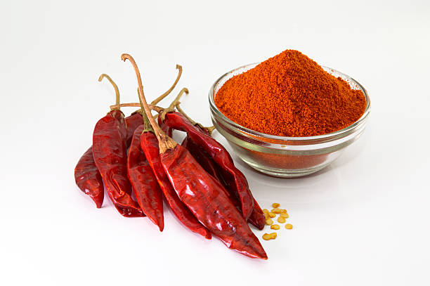 istock chilly powder with red chilly, dried chilies 531657015