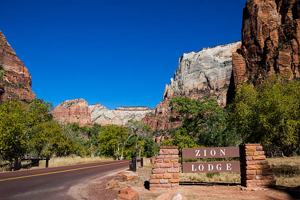 istock Zion Lodge Sign 531657519