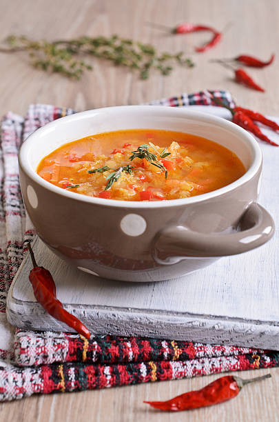 istock Soup of red lentils and vegetables 531658549