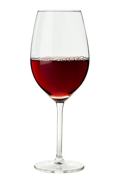 istock Glass of Red Wine Isolated on White Background 531658617