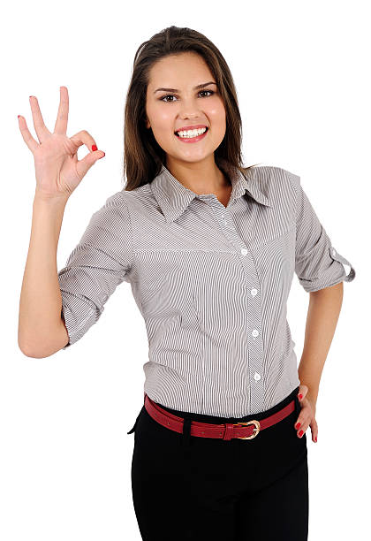 istock Isolated business woman 531659435