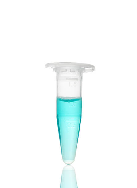 Eppendorf test tube - lab glassware stock photo