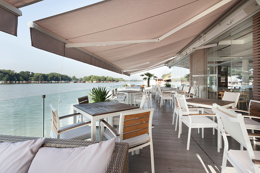 Riverside Café terrace photo