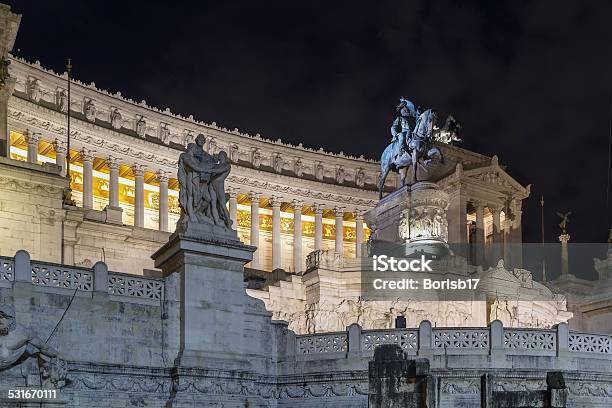 Altar Of The Fatherland Rome Stock Photo - Download Image Now - 2015, Altar, Architecture