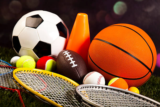 istock Group of sports equipment 531670425