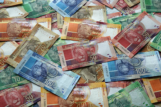 South African Rand stock photo