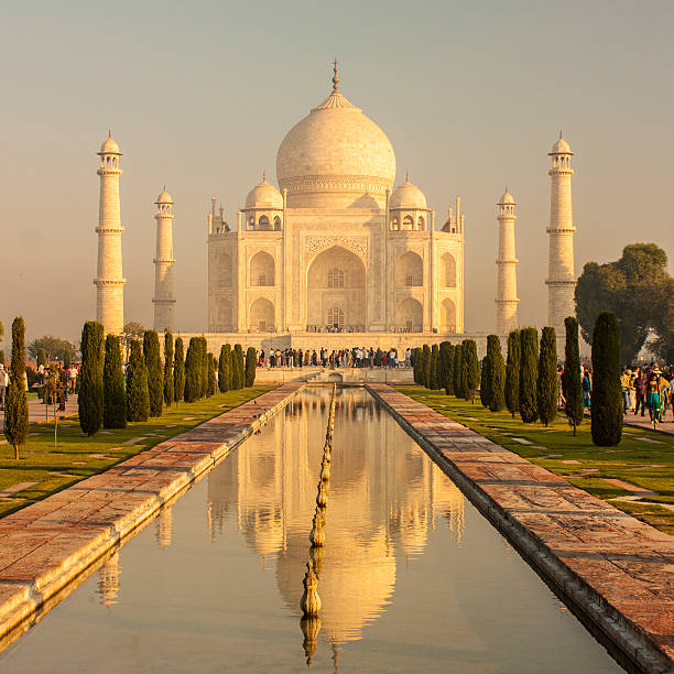 istock Taj mahal , A famous historical monument , India 531671375