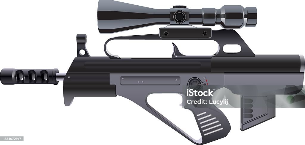 Automatic Rifle Reference Images Automatic Rifle Stock Illustration - Download Image Now - 2015 ...