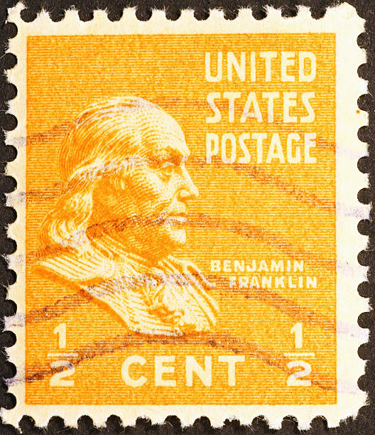 istock Benjamin Franklin on US stamp of the 30's 531672383