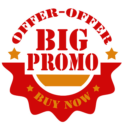 Label with text Big Promo