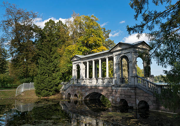 istock Marble bridge in Tsarskoye Selo 531676963