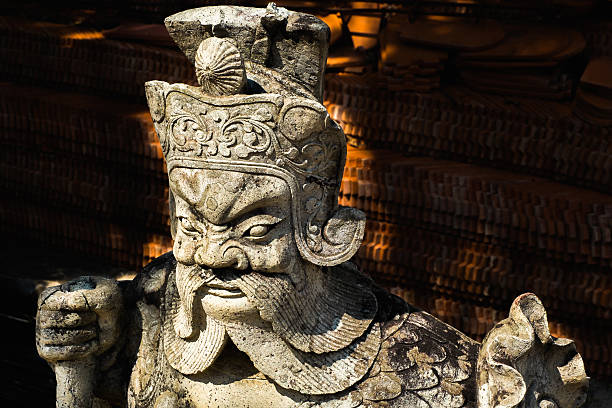 istock Chinese stone warrior doll 531686660