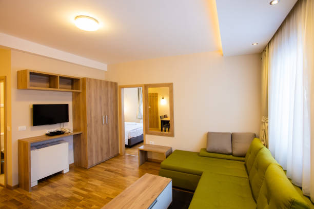 istock Modern apartment - living room 531687426