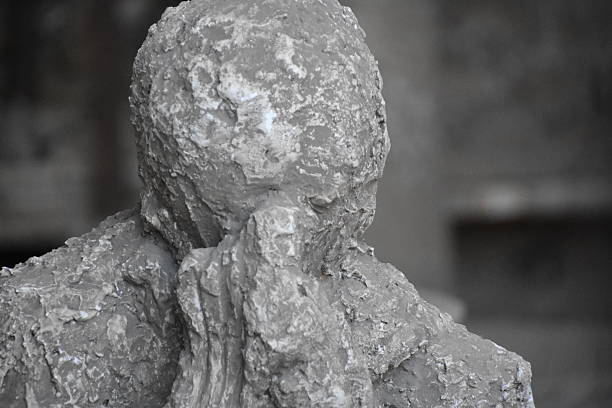 Pompeii body cast Pompeii body cast close up victims the ruins of pompeii stock pictures, royalty-free photos & images