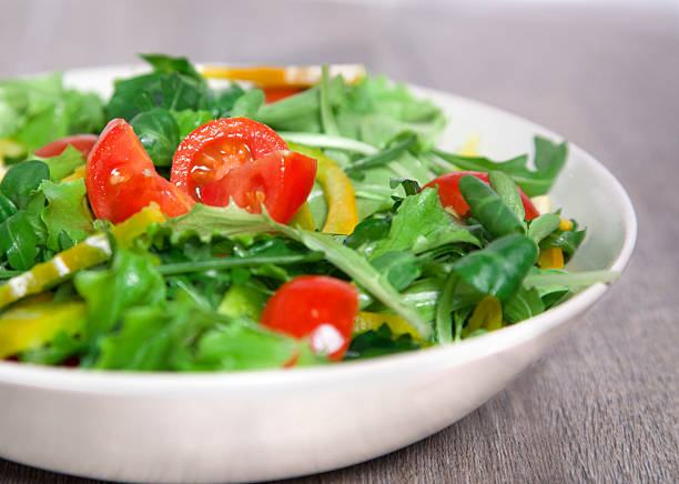 vegetable salad stock photo