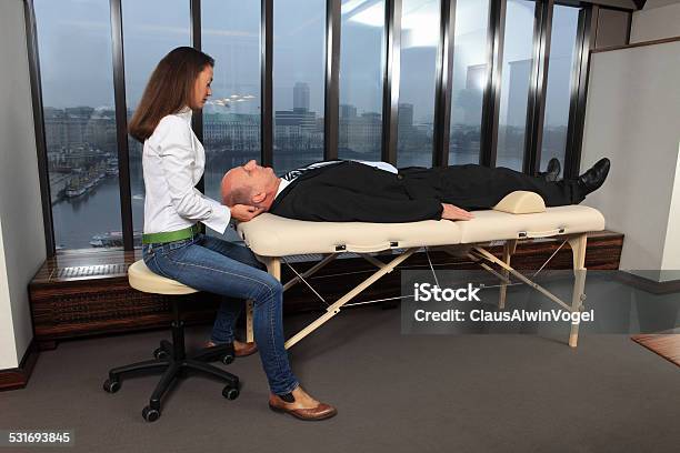 Business Man With Therapist In The Office Stock Photo - Download Image Now - 2015, 40-44 Years, 40-49 Years