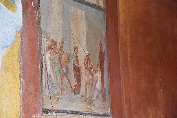 istock Ancient fresco found in Pompeii city 531694206