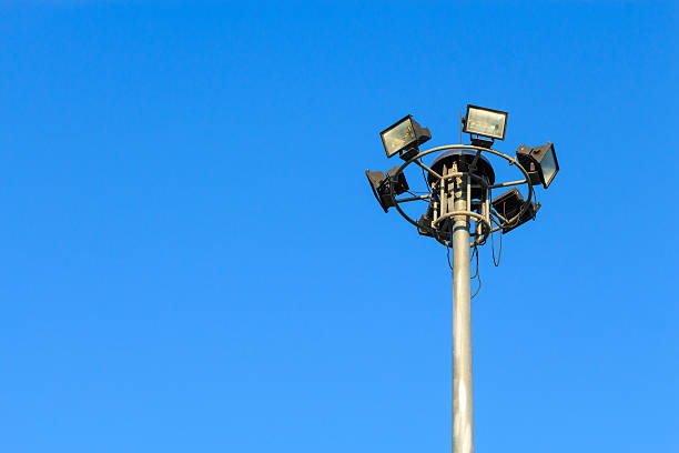 istock Spotlight and blue sky in daytime in Thailand 531695157