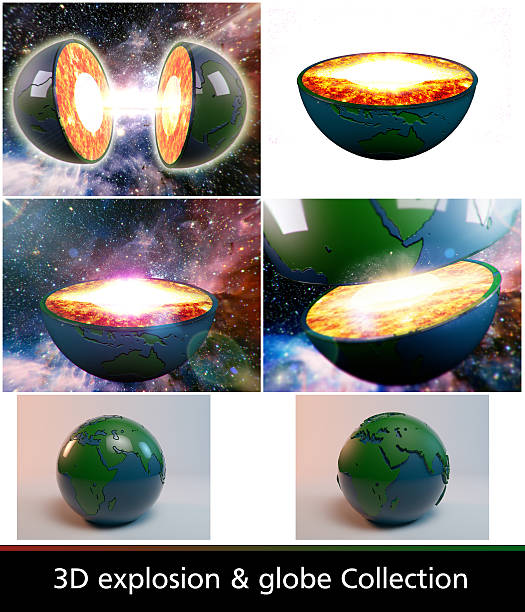 istock illustrations of a sliced earth and globe collection 531695280