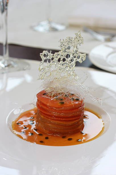 istock Vegetarian creative food in luxurious restaurant interior 531696285