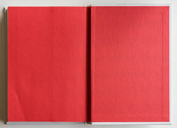 istock Blank red book opened to the last page. 531696734