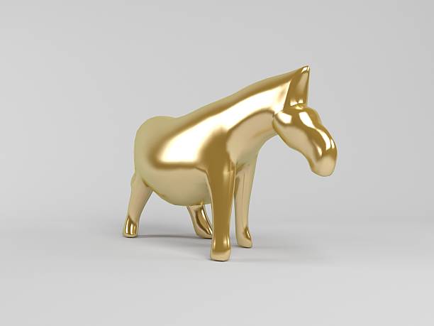 istock 3d golden animal 531696886