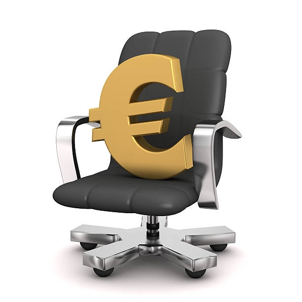 アームチェアユーロ - european union currency euro symbol currency chasing ストックフォトと画像