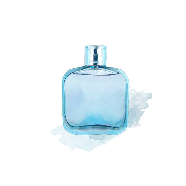 парфюмерия акварель - perfume stock illustrations