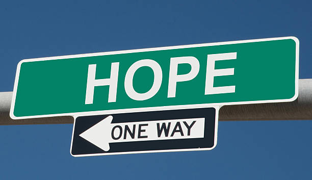 istock Hope and one way sign 531702466