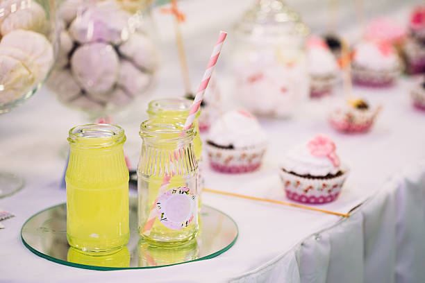 istock Dessert Sweet Tasty Cupcake In Candy Bar On Table 531703290