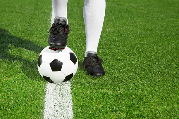 istock Football player with ball 531706208