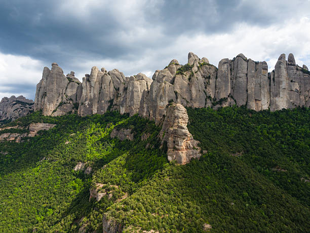 istock Aerial view of Montserrat rock 531707848