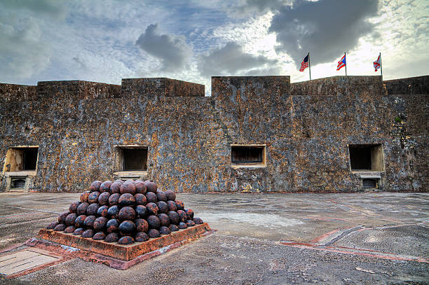 공 의 크리스토발 - castillo de san cristobal 뉴스 사진 이미지