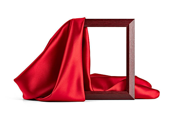 istock wooden frame and silk cover 531708288
