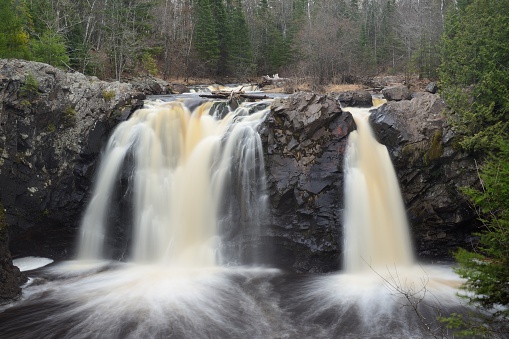 Little Manitou Falls at Pattison State Park in Wisconsin