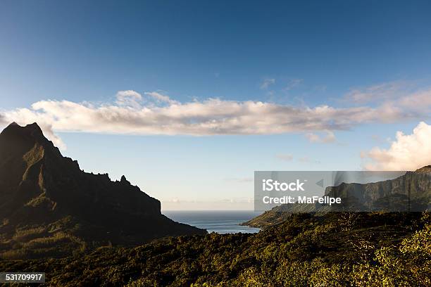 Cooks Bay At Moorea French Polynesia Stock Photo - Download Image Now - 2015, Bay of Water, Beauty In Nature