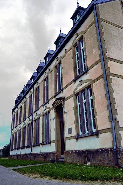 istock Residential building makes of brown stones. 531709932