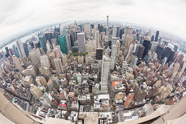 istock New York Aerial View on a Cloudy Day 531711301