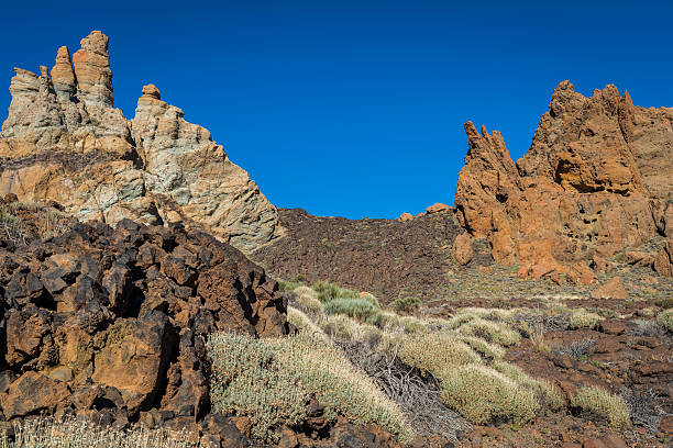 istock Lava Stream and Rocks in National Park El Teide 531713738