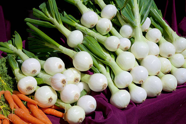 walla walla sweet onions for sale at the farmer's market
