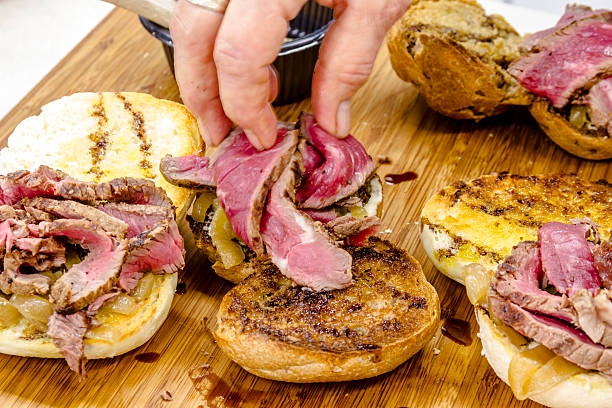 istock Toasted Steak and Grilled Onion Sliders 531715157