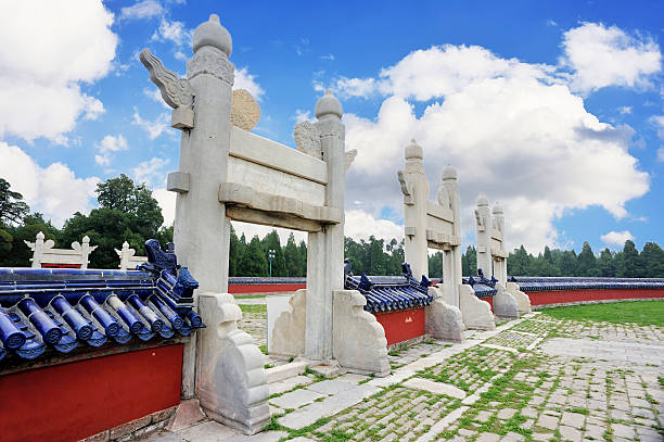 the traditional architecture Temple of Heaven, Beijing, China