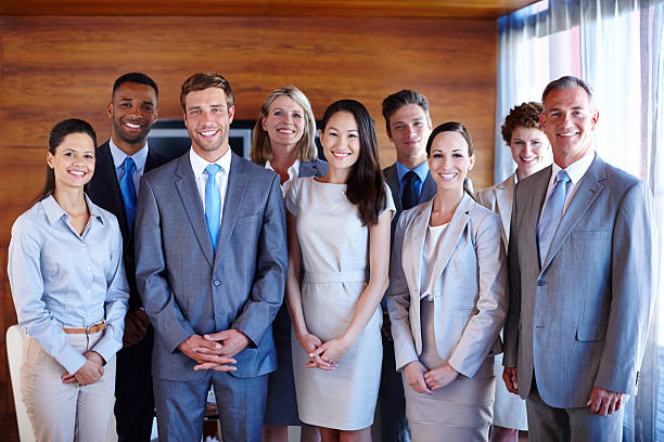 They are the best in their field Portrait of a diverse group of businesspeople in the office organized group photos stock pictures, royalty-free photos & images