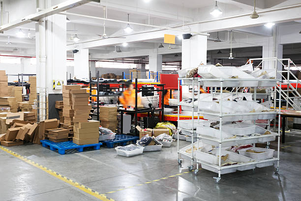 istock express delivery storage room interior in factory 531722393