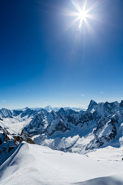 View of the Alps from Aiguille du midi, Chamonix, France View of the Alps from Aiguille du midi, Chamonix, France aiguille de midi photos stock pictures, royalty-free photos & images