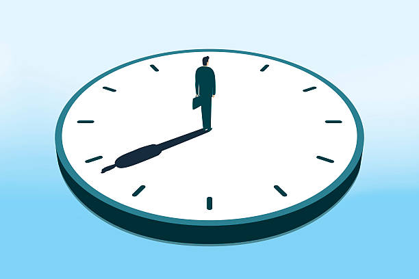 Time Management Time Management intermission stock illustrations